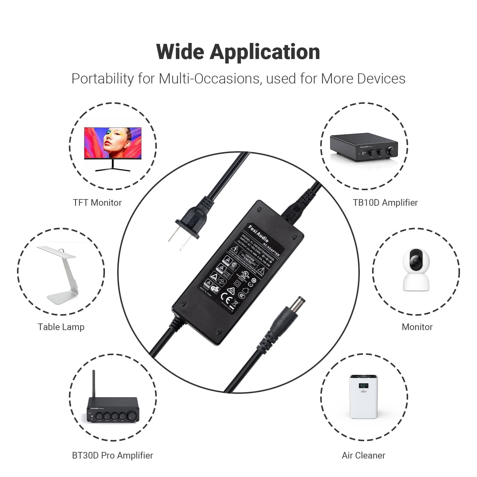 Fosi Audio 16V 1A & 24V 4.5A Power supply - Image 5