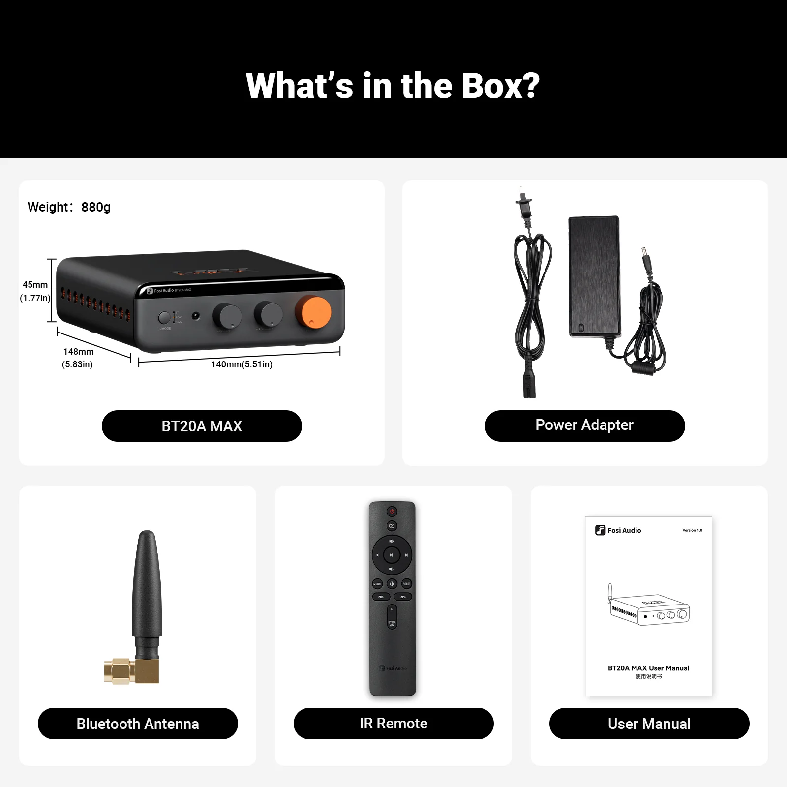 Fosi Audio BT20A MAX Bluetooth Stereo Power Amp - Image 10