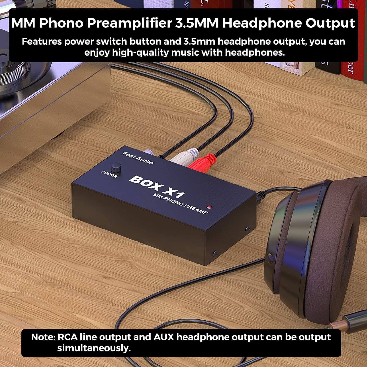 Fosi Audio BOX X1 MM Turntable Phono Preamp - Image 3