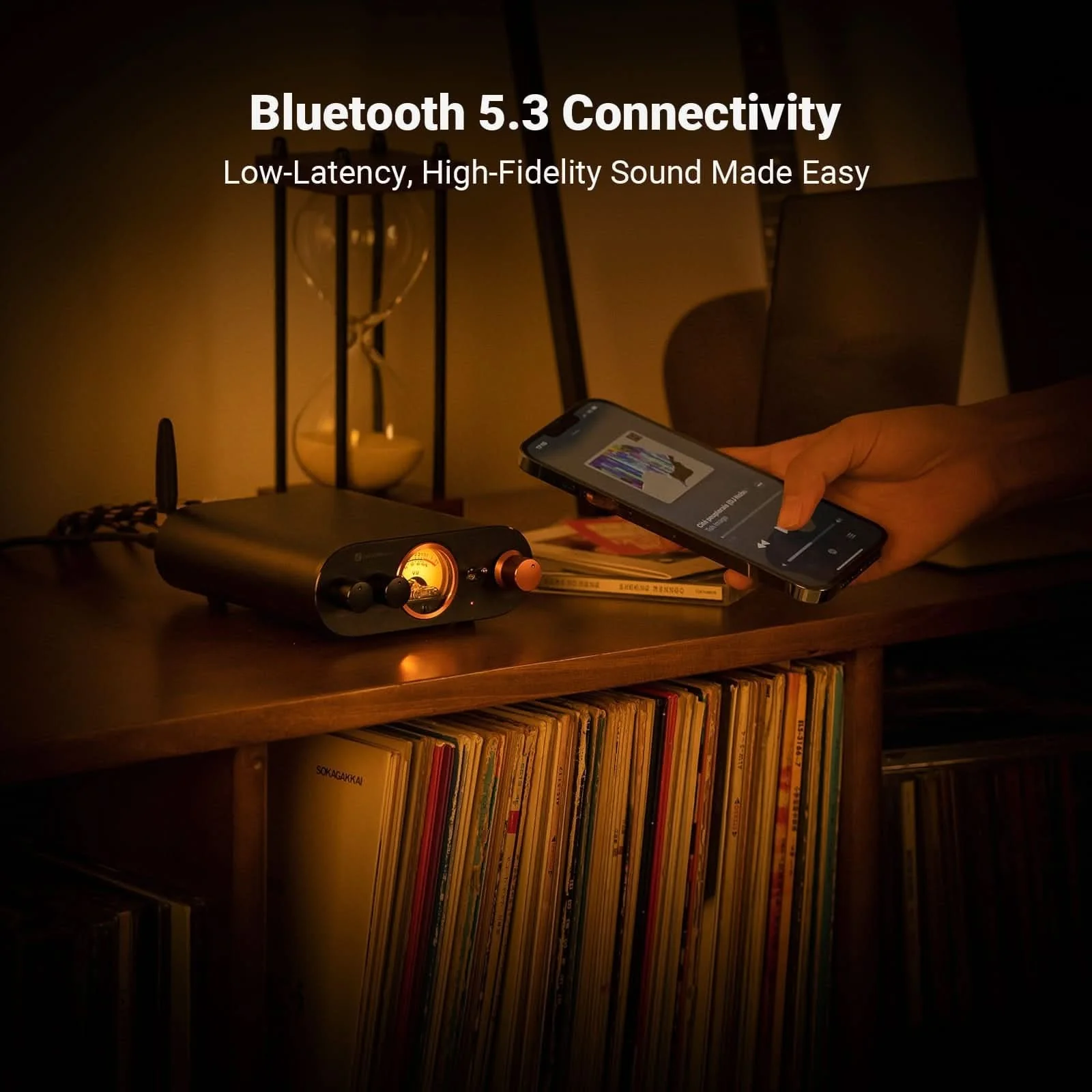 Fosi Audio MC101 VU Meter Stereo Amplifier - Image 5