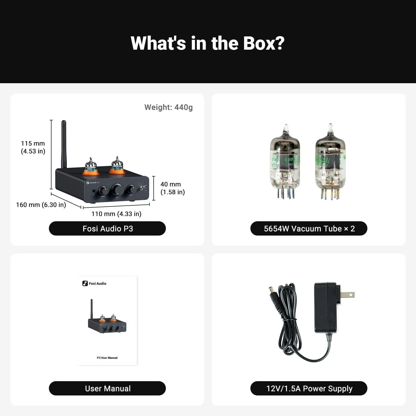 Fosi Audio P3 Tube Preamplifier - Image 9