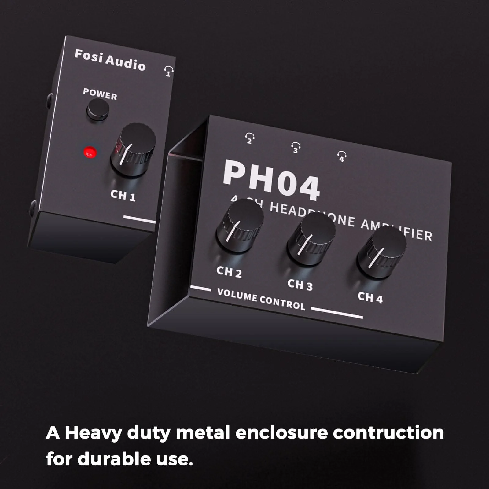 Fosi Audio PH04 4 Channel Headphone Amplifier - Image 4