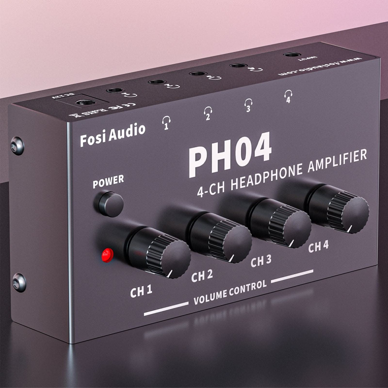 Fosi Audio PH04 4 Channel Headphone Amplifier - Image 7