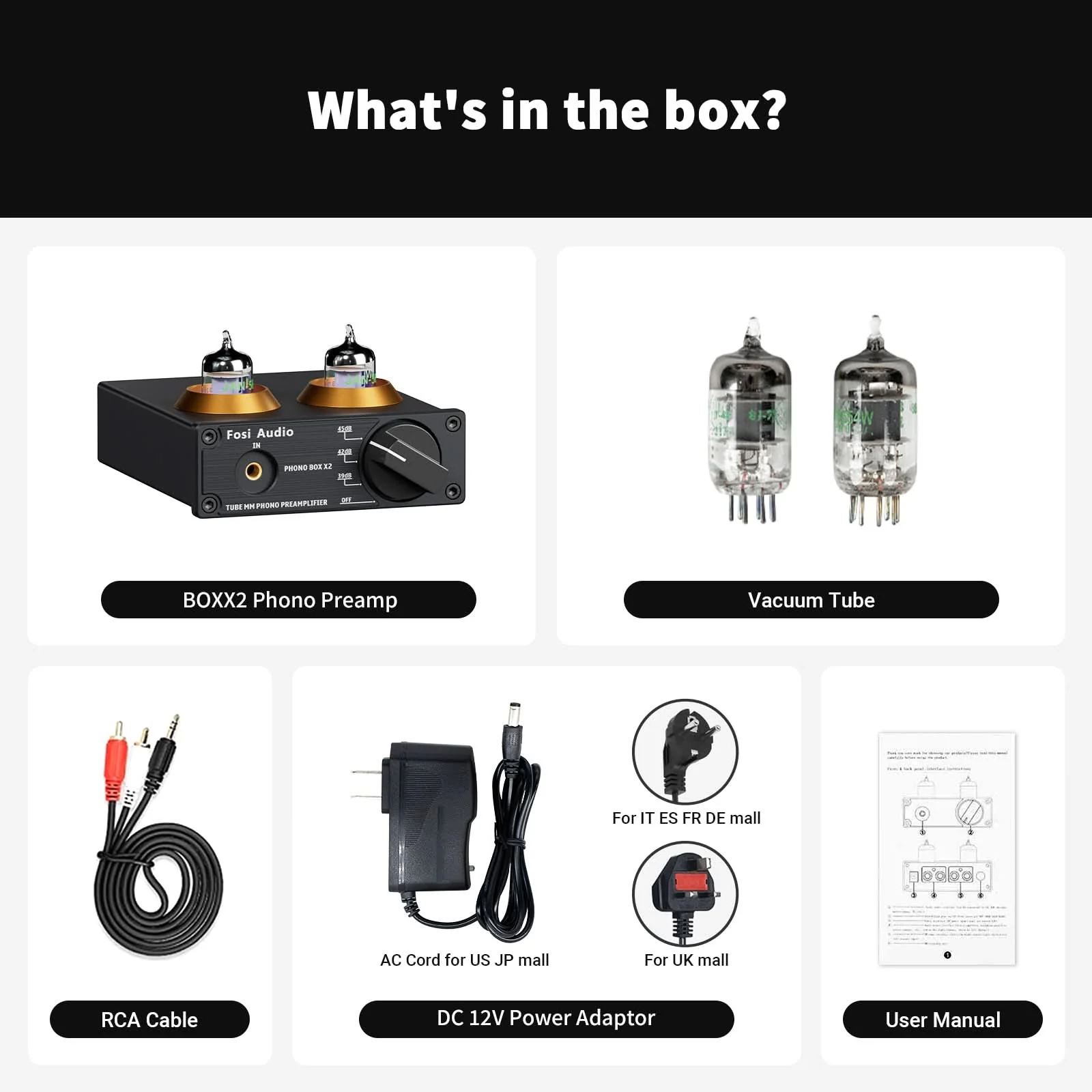 Fosi Audio Box X2 MM Turntable Phono Preamplifier - Image 9