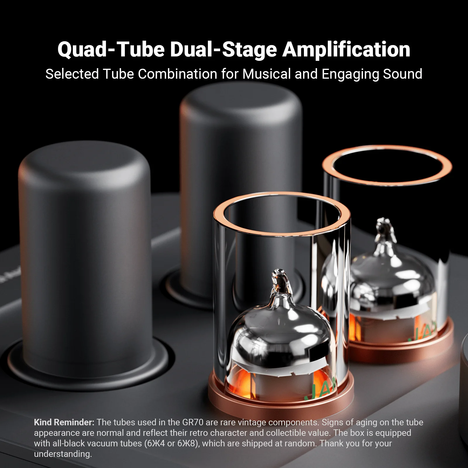 Fosi Audio GR70 Tube Headphone Amp - Image 3