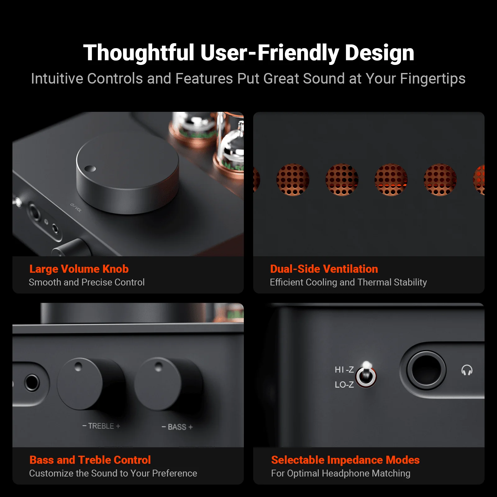 Fosi Audio GR70 Tube Headphone Amp - Image 4