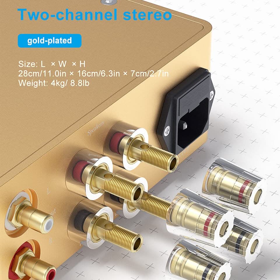 Fosi Audio HD-A1 Hi-Fi Home Class AB Power Amplifier - Image 5