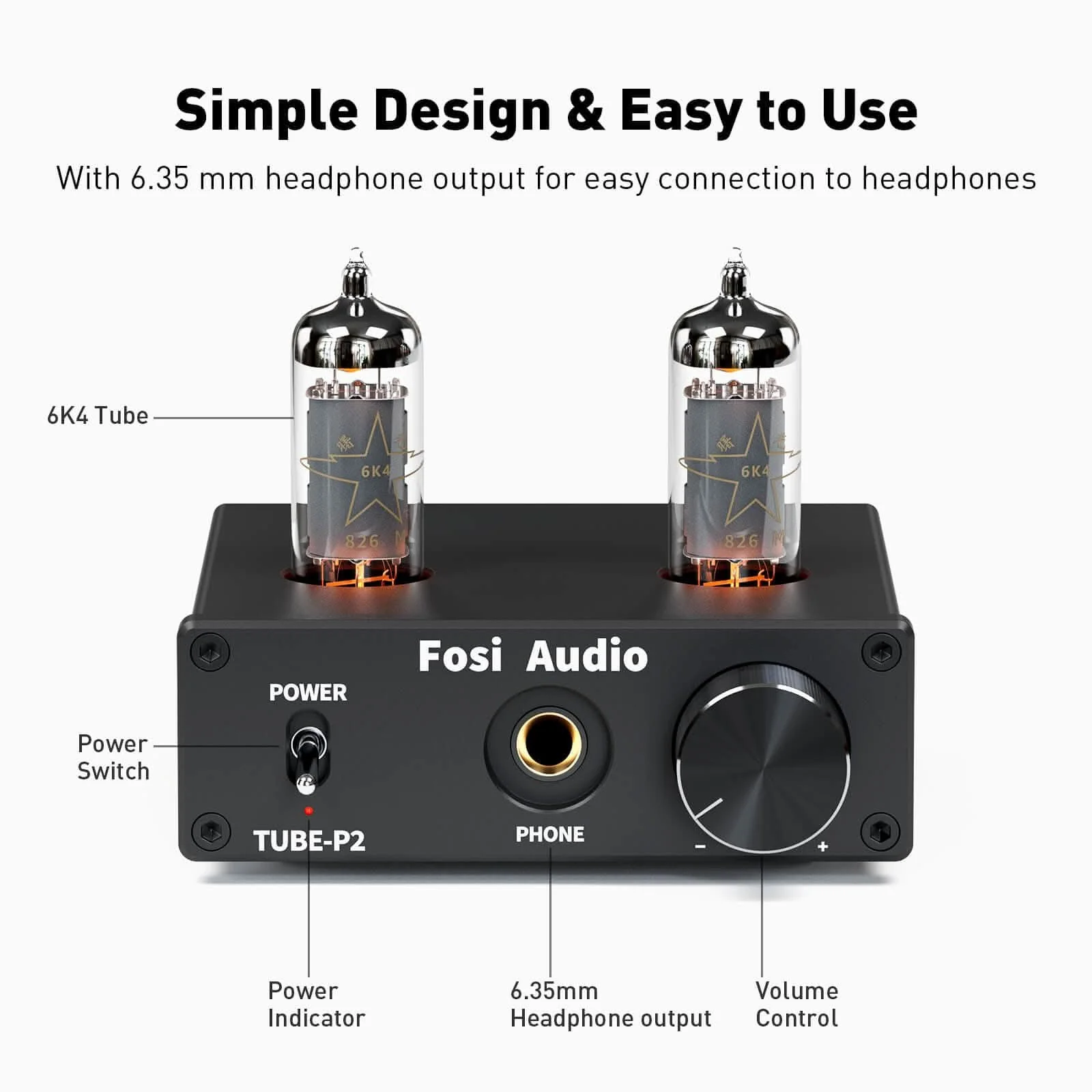 Fosi Audio P2 Headphone Amplifier - Image 3
