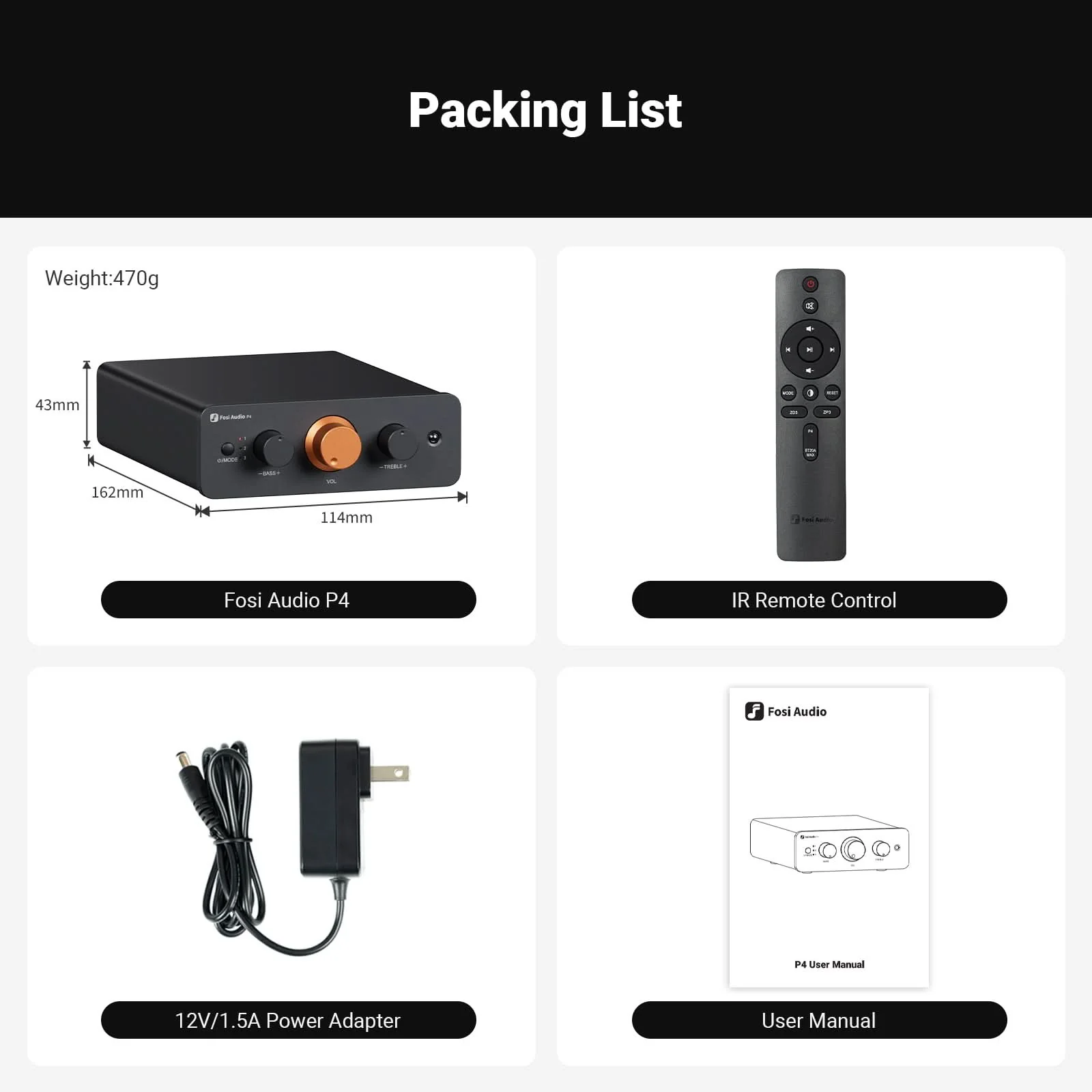 Fosi Audio P4 Mini Preamplifier - Image 8