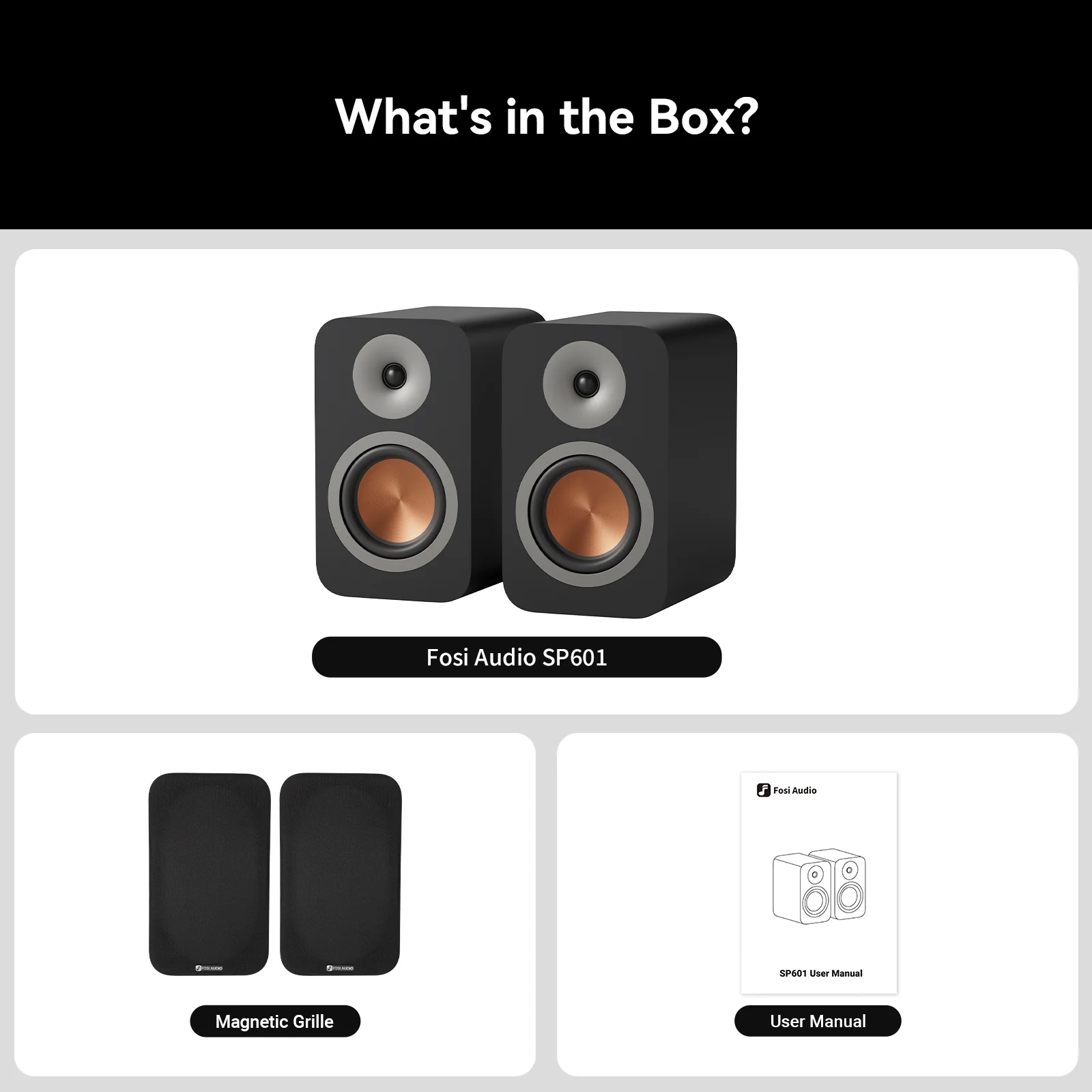 Fosi Audio SP601 Bookshelf Passive Speakers - Image 12