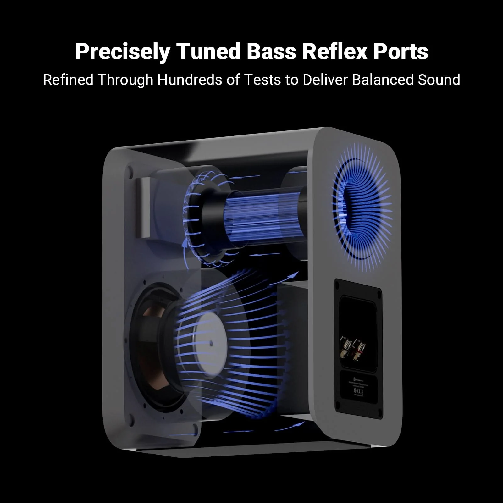 Fosi Audio SP601 Bookshelf Passive Speakers - Image 5