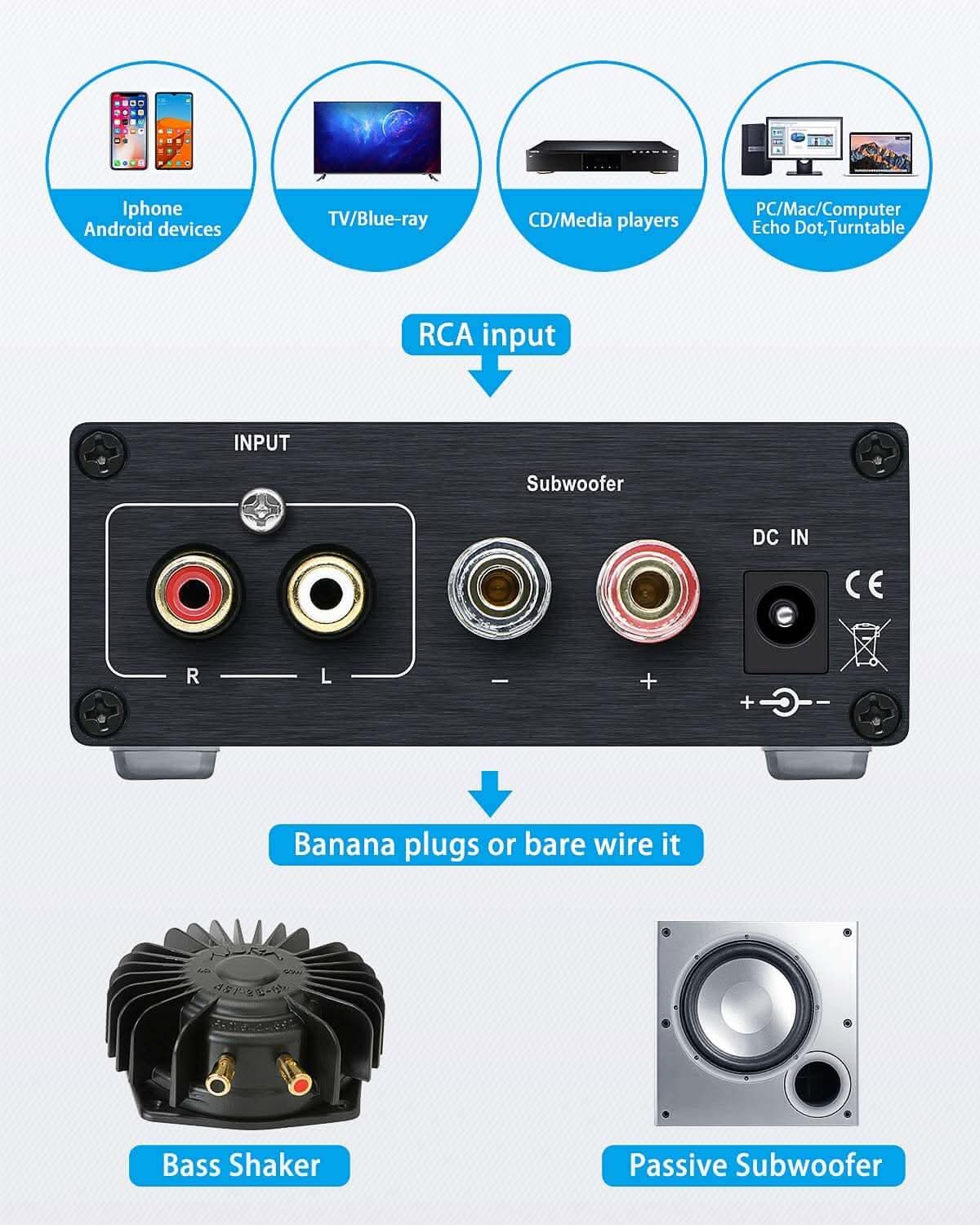 Fosi Audio TP-02 Subwoofer Amplifier - Image 10