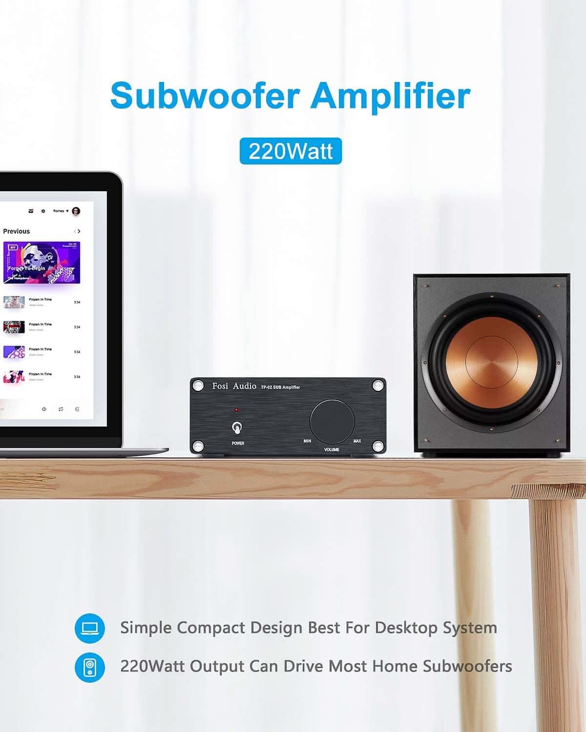 Fosi Audio TP-02 Subwoofer Amplifier - Image 13