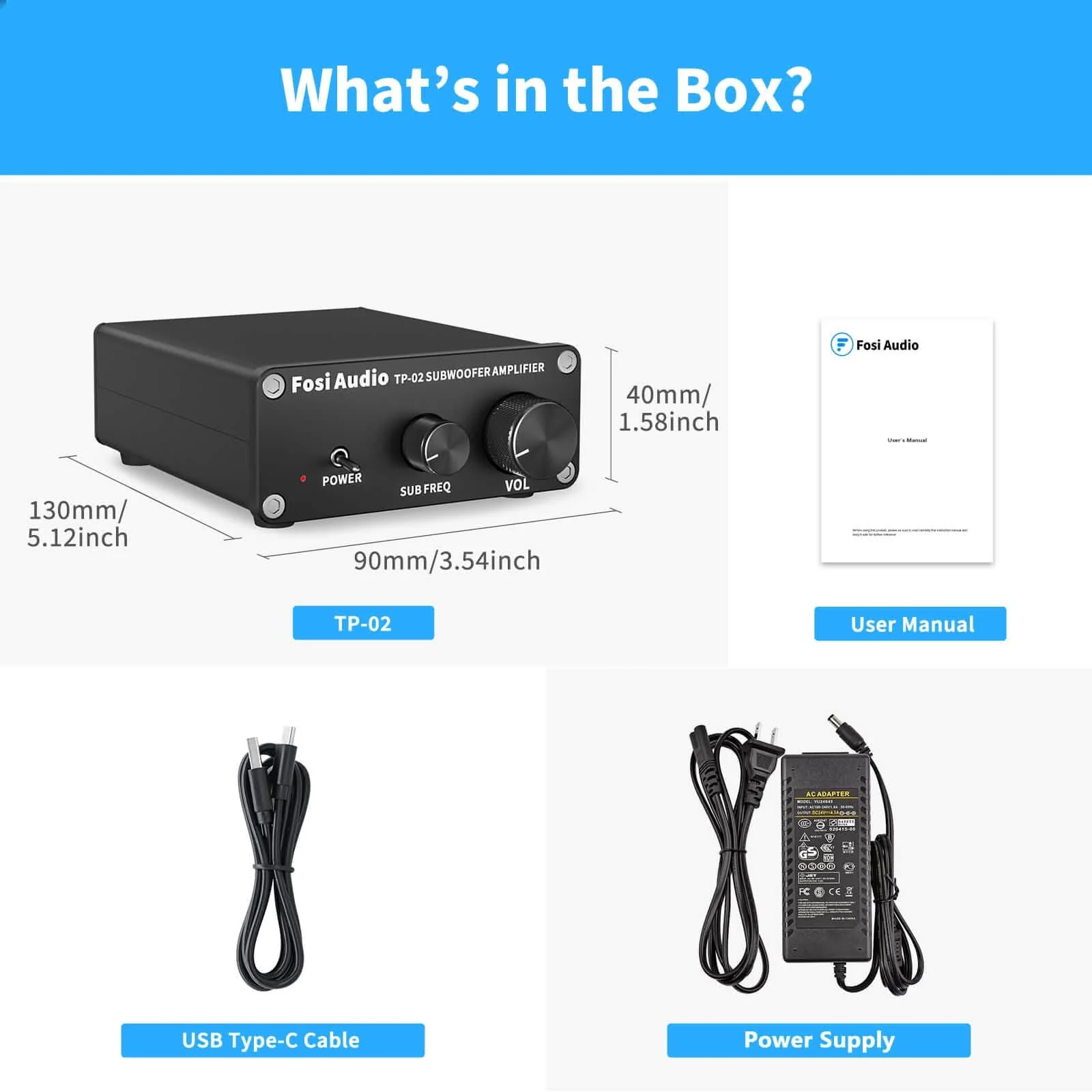 Fosi Audio TP-02 Subwoofer Amplifier - Image 6