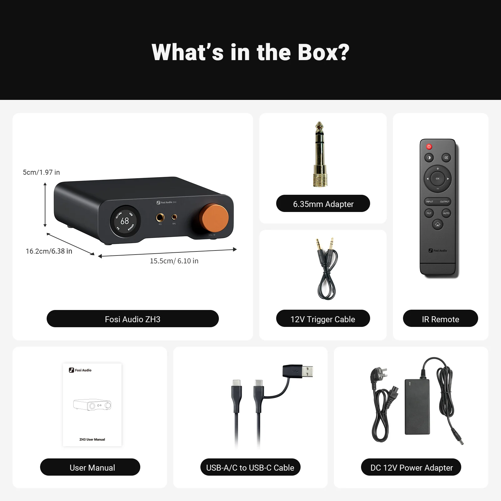 Fosi Audio ZH3 DAC Headphone Amp - Image 7